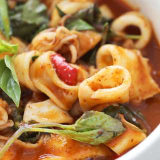 Thai Squid Recipe - Basil Squid