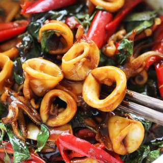 Chinese Squid Recipe - Three Cup Squid