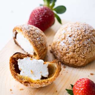 Cream Filled Choux Pastry