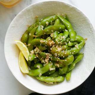 Garlic Butter Edamame