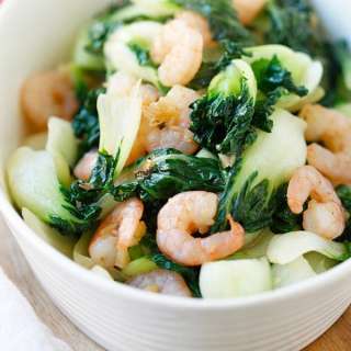 Baby Bok Choy with Shrimp