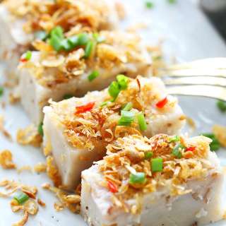 Yam Cake Recipe (Or Kuih)