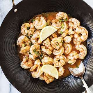 Asian Garlic Butter Shrimp