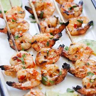Sweet Chili Shrimp Skewers Recipe