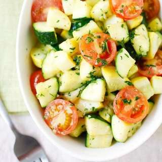 Garlic Herb Sauteed Zucchini and Squash
