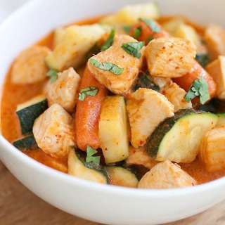 Zucchini and Chicken Curry