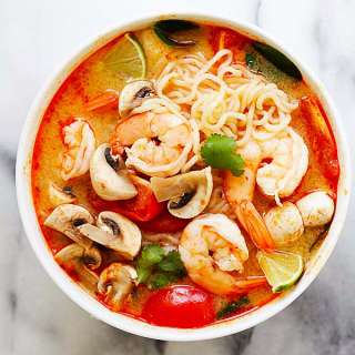 Thai Shrimp Noodle Soup