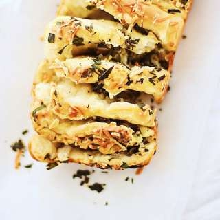 Garlic Herb and Cheese Pull Apart Bread