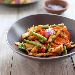 Spicy Chicken Stir-Fry (Ayam Paprik)