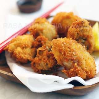 Fried Oysters with Panko (Kaki Furai/Kaki Fry)