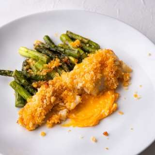 Miso Butter Fish With Asparagus