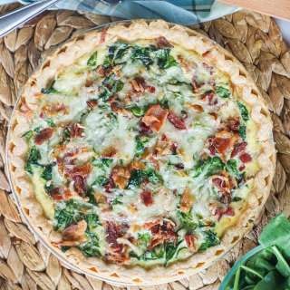 Spinach Bacon Quiche