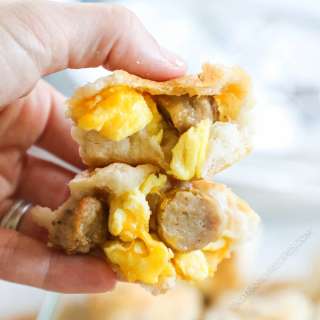 Stuffed Biscuit Breakfast Bombs