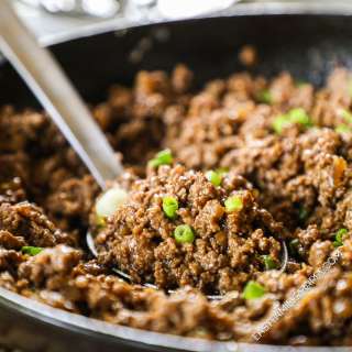 Korean Ground Beef Skillet