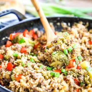 One Pan Teriyaki Beef and Rice
