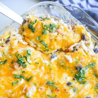 Chicken Burrito Casserole
