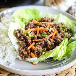Korean Beef Lettuce Wraps