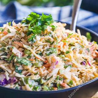 Spicy Sriracha Asian Coleslaw