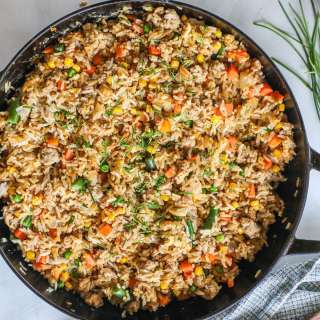 Ground Turkey Fried Rice