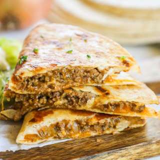 Easy Ground Beef Quesadillas