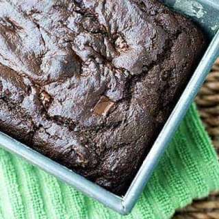 Double Chocolate Bread with Peanut Butter Spread