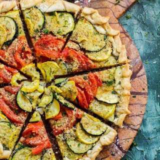 Zucchini and Tomato Tart