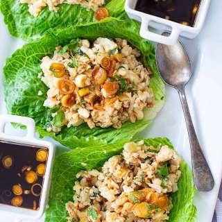 Asian Chicken Lettuce Wraps