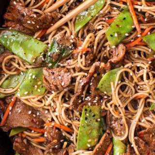 Sesame Garlic Beef Stir Fry