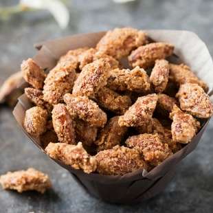 Vanilla Cinnamon Candied Almonds