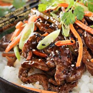 30 Minute Spicy Ginger Szechuan Beef