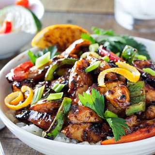 Cajun Honey Glazed Chicken Bowls
