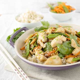 Easy Velveted Chicken Stir Fry