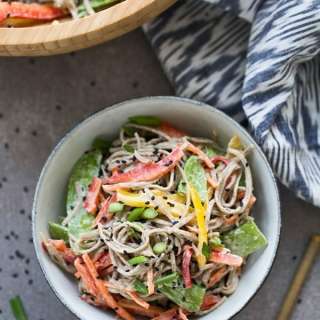 Cold Tahini Soba Noodles