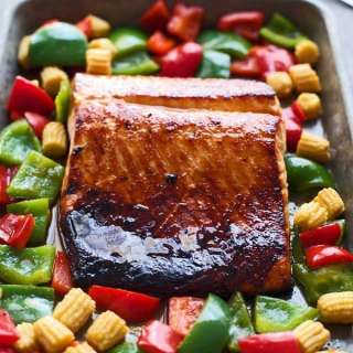 Sweet and Sour Baked Salmon