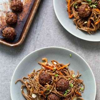 Chinese Spaghetti and Meatballs