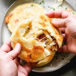  Cheesy Salvadoran Pupusas with Chorizo