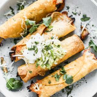 Honey Lime Air Fryer Taquitos