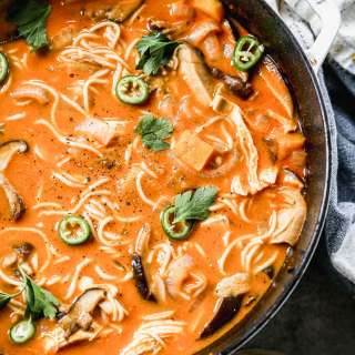 Spicy Thai-Style Pumpkin and Butternut Ramen