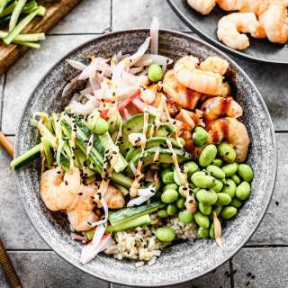 Shrimp Poke Bowls