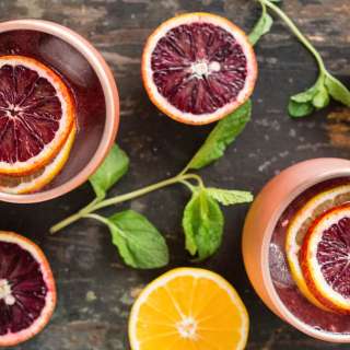 Blood Orange & Meyer Lemon Moscow Mule Recipe