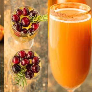 4 Ways To Make Fall Mimosas
