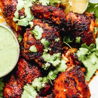 Peruvian Chicken with Green Sauce