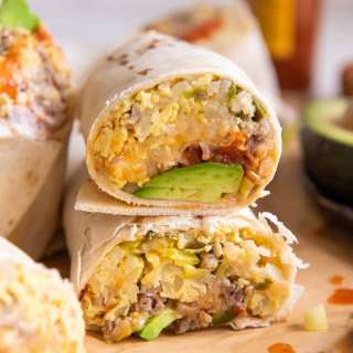 Crockpot Breakfast Burritos Recipe