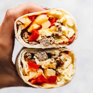 Freezer Breakfast Burritos Recipe