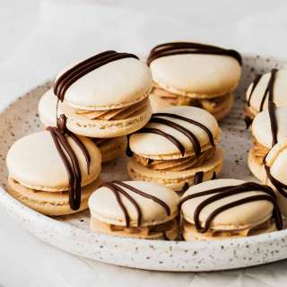 German Chocolate Macarons Recipe