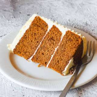 Brown Butter Spice Cake Recipe with Orange Buttercream Frosting