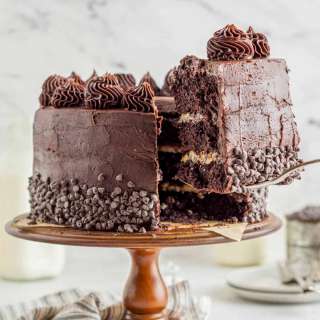 Chocolate Cookie Dough Cake Recipe