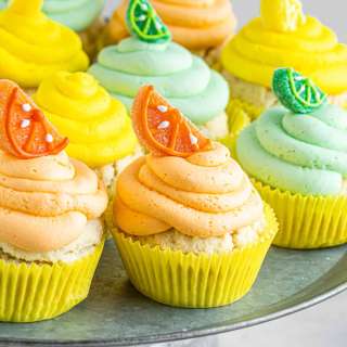 Summer Sherbet Cupcakes Recipe