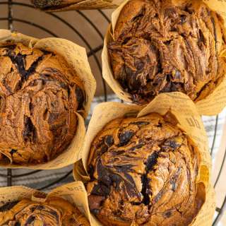 Chocolate and Peanut Butter Muffins Recipe
