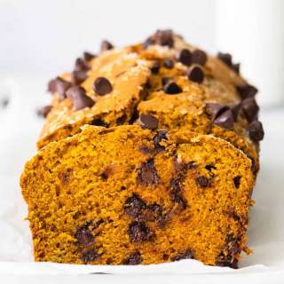 Easy Chocolate Chip Pumpkin Bread Recipe